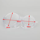 Left +Right Headlight Lens Plastic Cover Shell For Mercedes E Class W210 98-2002