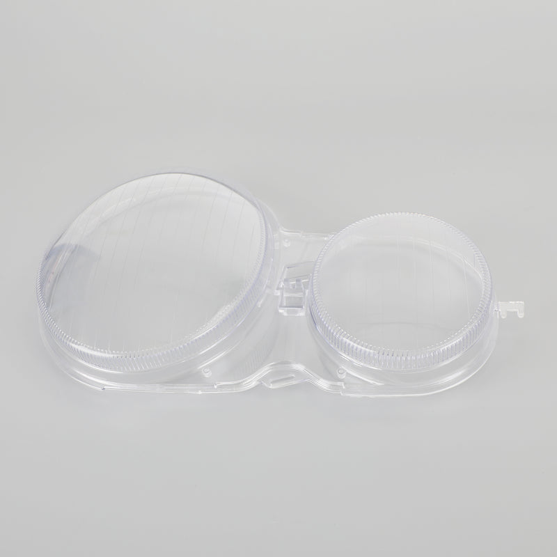 Left +Right Headlight Lens Plastic Cover Shell For Mercedes E Class W210 98-2002