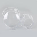 Left +Right Headlight Lens Plastic Cover Shell For Mercedes E Class W210 98-2002
