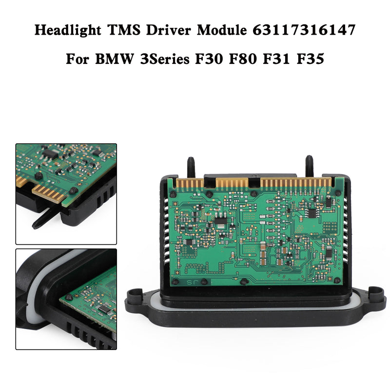 Headlight TMS Driver Module 63117316147 For BMW F32 F33 F36 F15 F16 F10 F11 F18 Generic