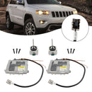 2x Headlight Ballast & D3S Bulb Wire Control Unit For Grand Cherokee 2014-2020