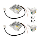 2x Headlight Ballast & D3S Bulb Wire Control Unit For Grand Cherokee 2014-2020