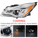 Halogen Left Headlight 13409902 For Buick Regal 2014-2017