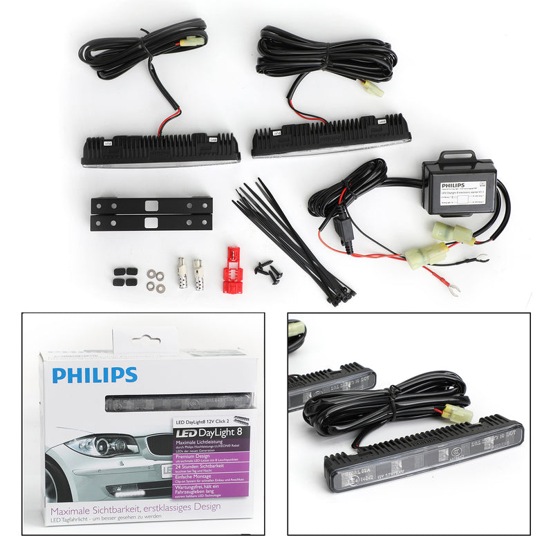 PHILIPS Luxeon LED DayLight 8 Daytime Running Light DRL Light lamp 12824 12V Generic