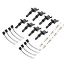 2006-2008 Lincoln Mark LT 5.4L V8 8X lgnition Coil +Spark Plug+Connector FD508 DG511