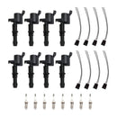 2005-2008 Ford Mustang 4.6L V8 8X lgnition Coil +Spark Plug+Connector FD508 DG511