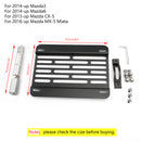 New Bumper Tow Hook License Plate Mount Bracket Holder For Mazda 3 Mazda 6 CX5 MX5 Generic