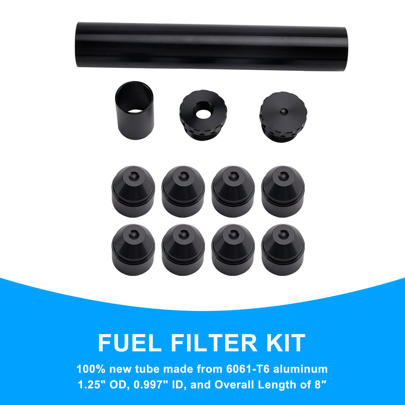 OD 1.25" L 8"NAPA 4003 WIX 24003 Fuel Filter 1/2-28 For Car Use Only