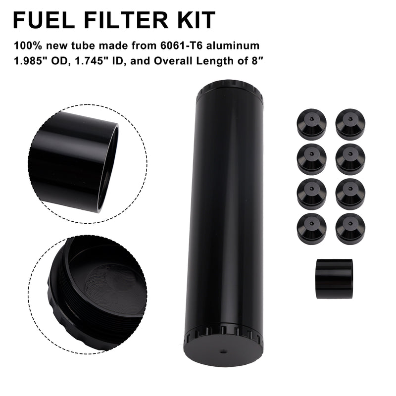 1/2-28 Fuel Filter For NAPA 4003 WIX 24003 OD 1.985" ID 1.745" L 8" For Car Only