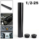 Glossy Black Aluminum Car Fuel Filter 1/2-28 for NAPA 4003 WIX 24003 L 10.875"