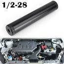 Aluminum Fuel Filter Car 1/2-28 for NAPA 4003 WIX 24003 L 8.906" Glossy Black