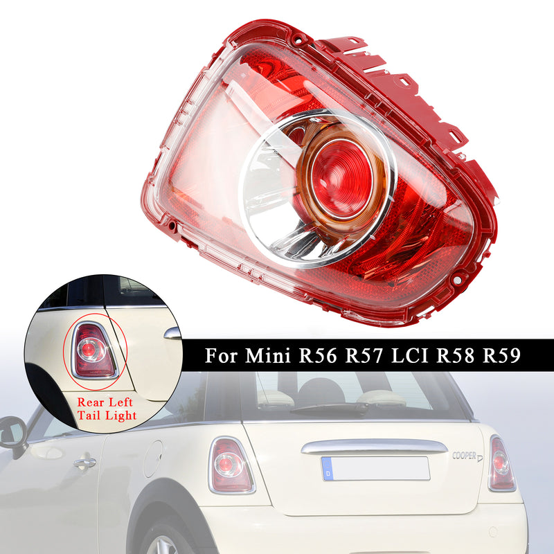 Rear Left Tail Light 63217255909 For Mini R56 R57 LCI R58 R59