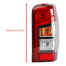 Pair Rear Stop Brake Tail Light Lamp For Mitsubishi Triton L200 2019-2023