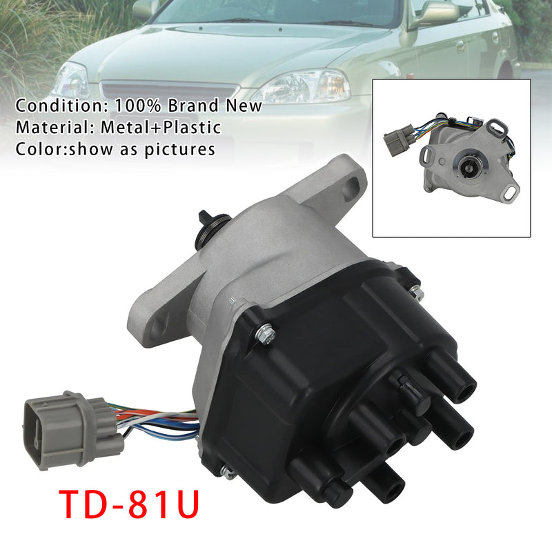 TD81U Ignition Distributor For Honda Acura B16A B16A2 B18C DOHC VTEC 96-01