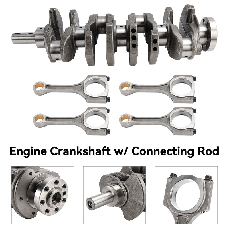 2013-2018 Hyundai Santa Fe Sport 2.4L Engine Crankshaft w/ Connecting Rod 23510-2G500 23111-2G200