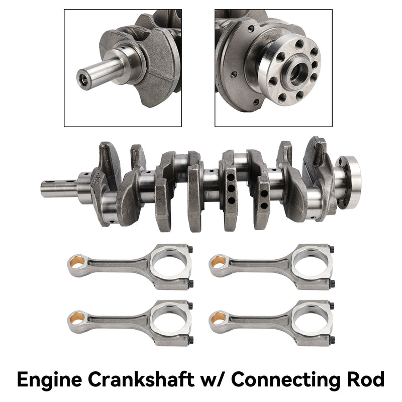 2013-2018 Hyundai Santa Fe Sport 2.4L Engine Crankshaft w/ Connecting Rod 23510-2G500 23111-2G200