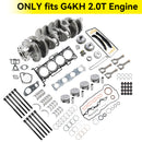 Kia Forte (YD) 2012?C2018 G4KH 2.0T Engine Rebuild Kit w/ Crankshaft Con Rods Timing Kit