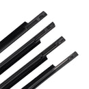 4PCS Door Glass Belt Outer Molding Weatherstrip For Land Cruiser LC100 98-07