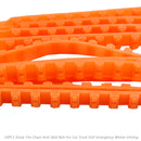 10/20/40PCS Snow Tire Chain Anti-Skid Belt For Car Truck SUV Emergency Winter Driving Orange New Generic