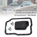 2x Solenoids & Filter Automatic Transmission Gearbox 4F27E For Ford Focus Mazda Generic