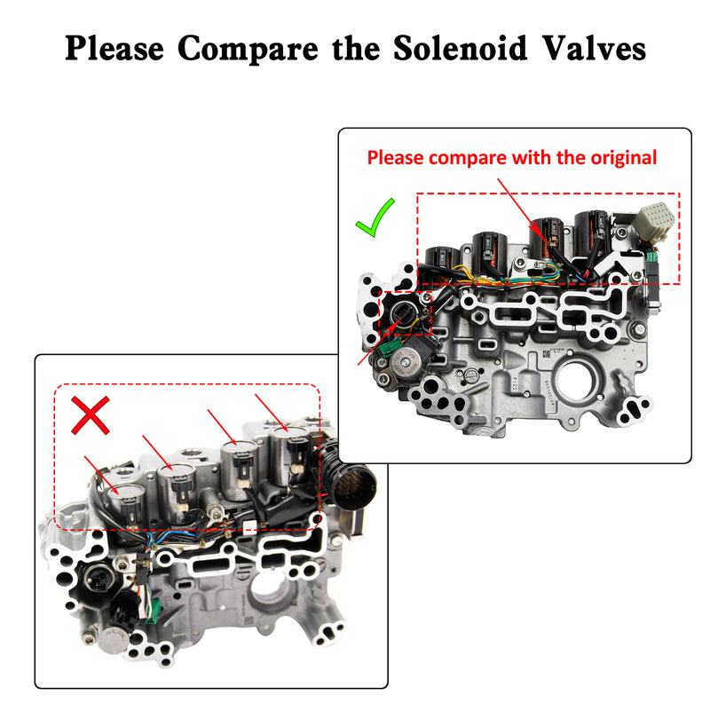 2011-2015 Nissan Tiina RE0F11A JF015E CVT Transmission Valve Body