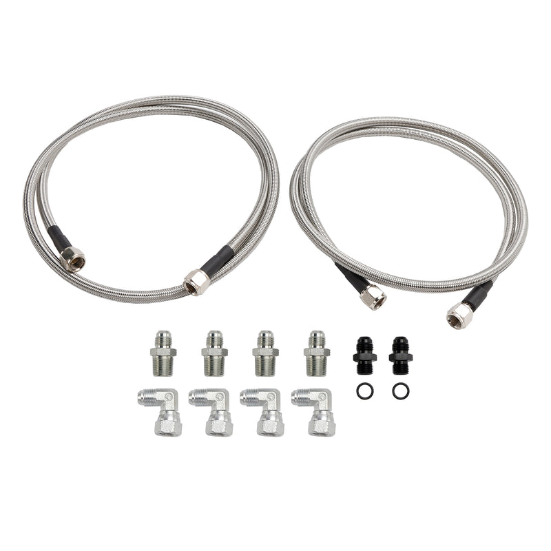 GM 4L60E 4L65E Automatic Transmission Cooler Lines Kit 6-AN Hose Line Kit