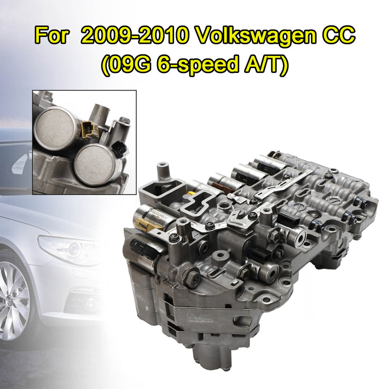 Volkswagen BEETLE /BEETLE CONVERTIBLE 03-.. 6 SP FWD L4 1.8L 1.9L 2.0L L5 2.5L 09G TF-60SN Automatic Transmission Valve Body