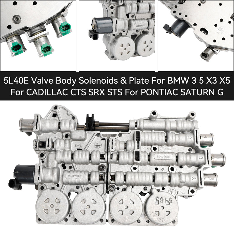 2000-2007 BMW 3 SERIES 5L40E P1347406 Valve Body Solenoids & Plate 1.8L 1.9L 2.0L 2.5L 2.8L 2.9L 3.0L