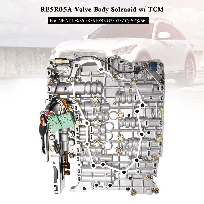 2005-2015 Nissan Armada Xterra Titan RE5R05A Valve Body Solenoid w/ TCM