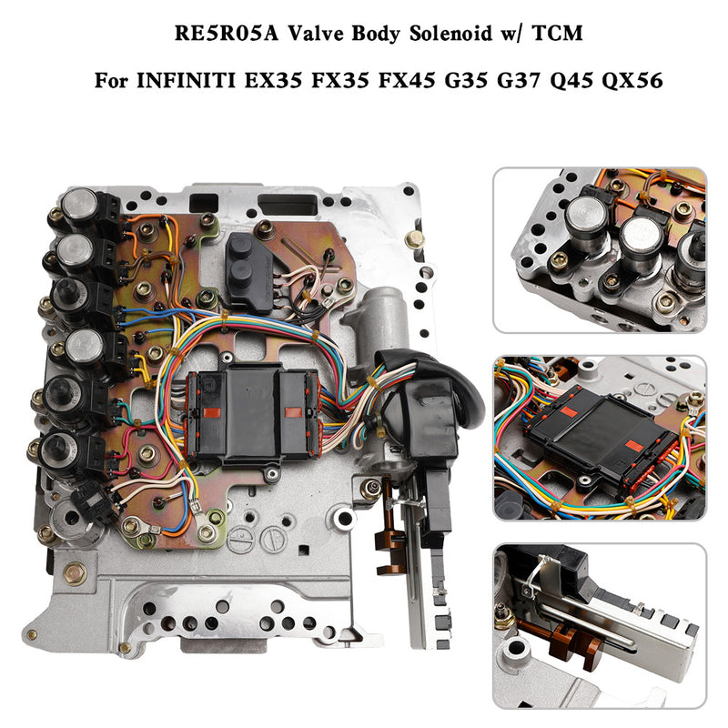 2005-2019 Nissan Frontier RE5R05A Valve Body Solenoid w/ TCM