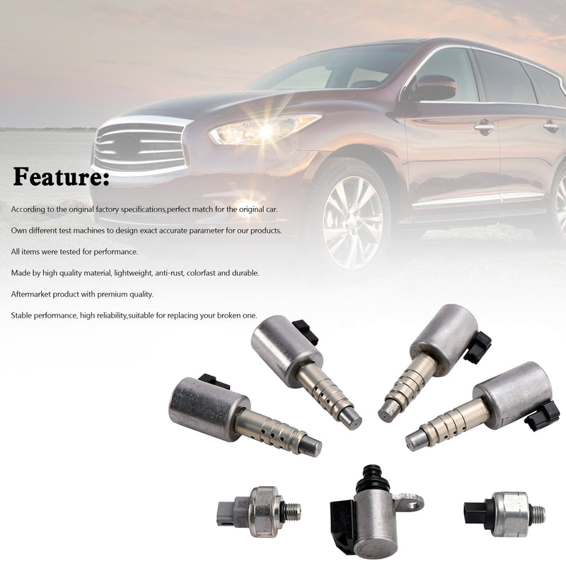 JF016E JF017E CVT Transmission Solenoids Kit For Infiniti JX35 Nissan