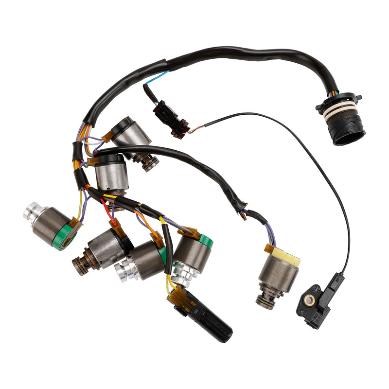 Audi A6 1997-2005 5 SP F/AWD L4 1.8L V6 2.4L 3.0L 7PCS 5HP19 Transmission Solenoids With Internal Harness