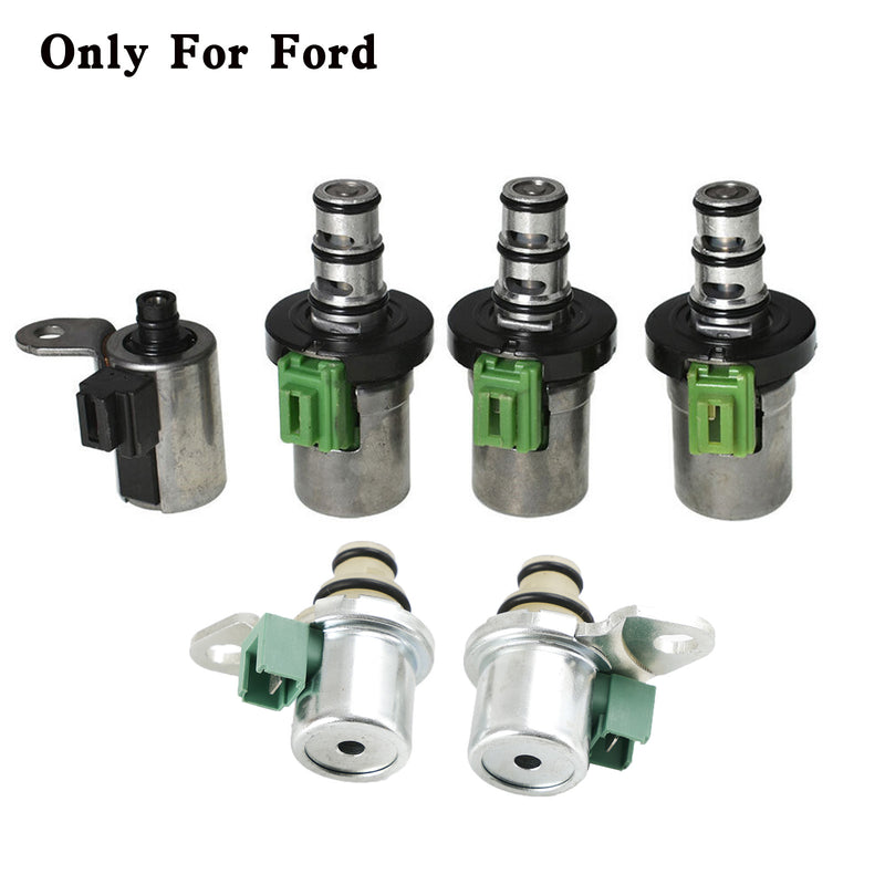 6PCS 4F27E Transmission Solenoid Shift 2 PWM 3 EPC 1 For Ford Focus Fiesta