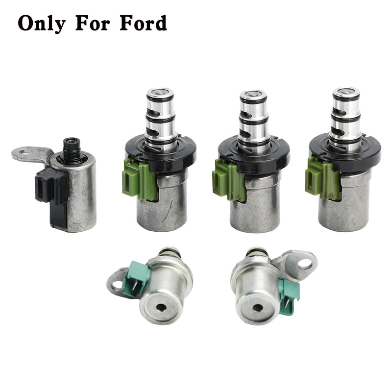 6PCS 4F27E Transmission Solenoid Shift 2 PWM 3 EPC 1 For Ford Focus Fiesta