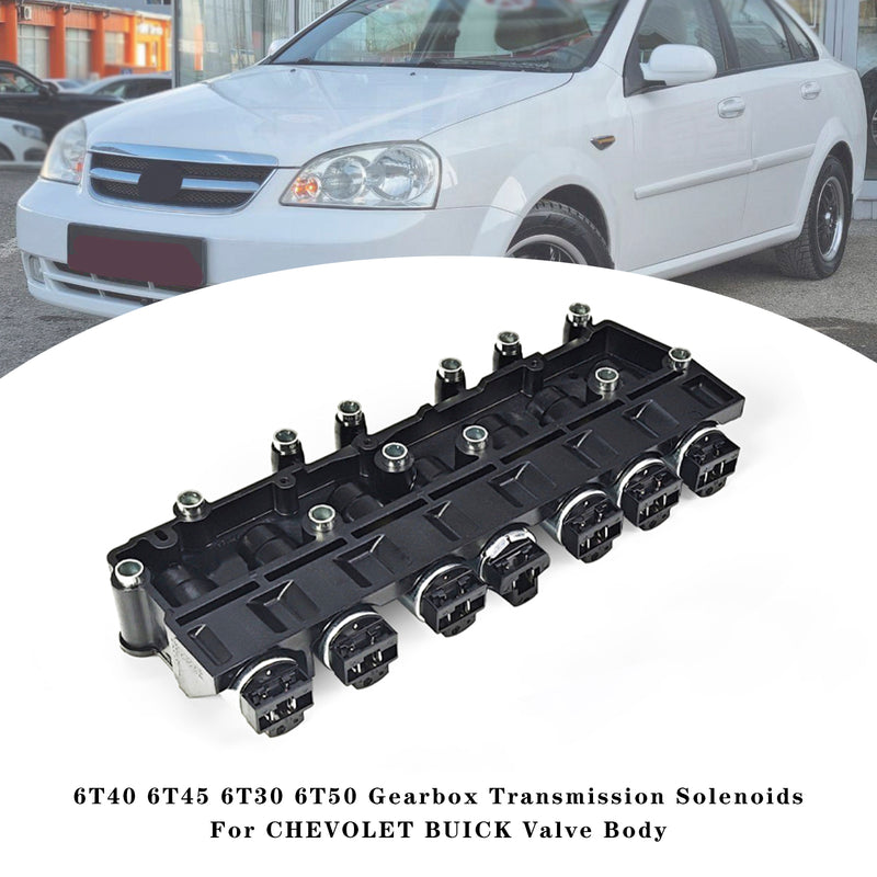 6T40 6T45 6T30 6T50 Gearbox Transmission Solenoids For CHEVOLET BUICK Valve Body