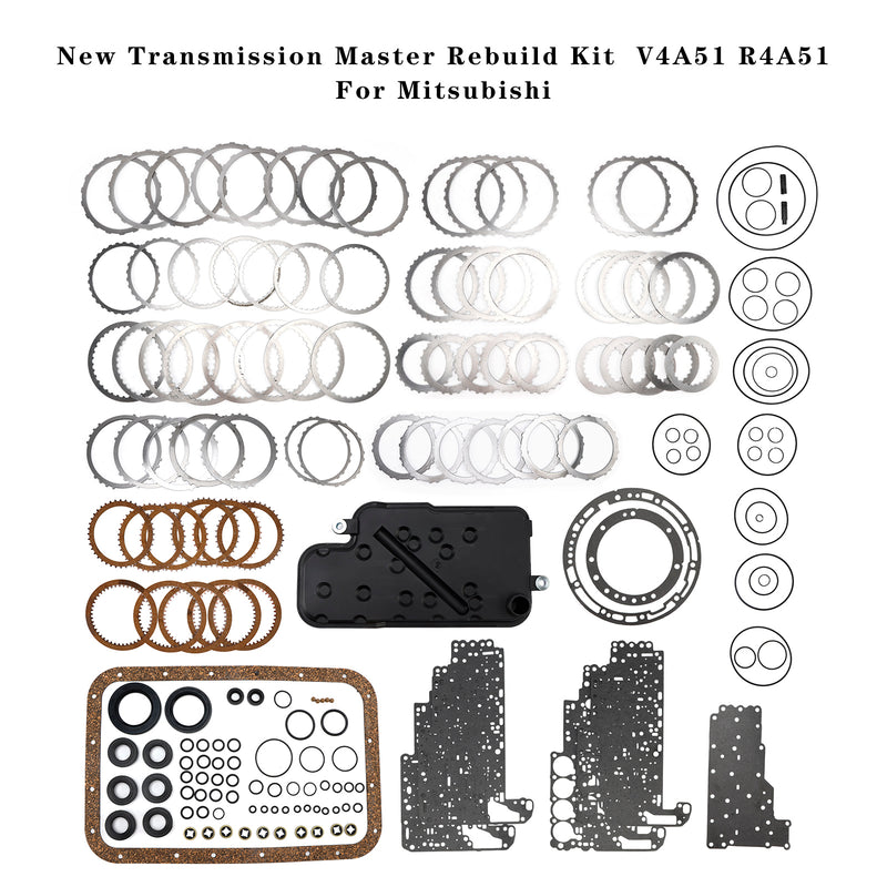 New Transmission Master Rebuild Kit  V4A51 R4A51 For Mitsubishi