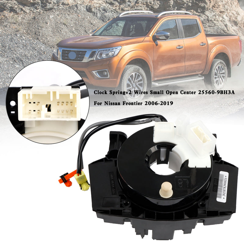 25560-9BH3A 2006-2019 Nissan Frontier Clock Spring+2 Wires Small Open Center