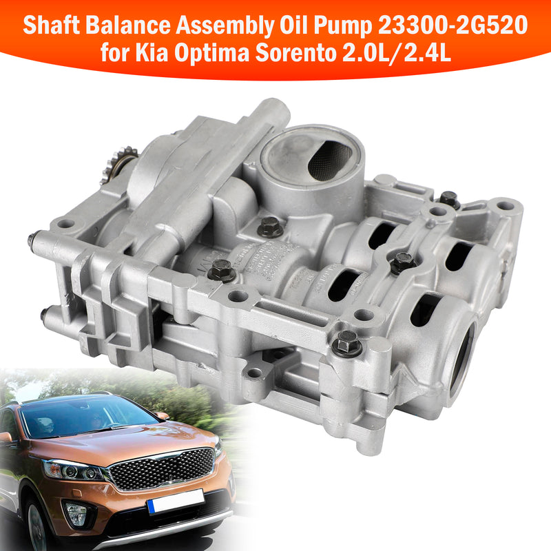 2012-2014 Hyundai Sonata 2.0L/2.4L Shaft Balance Assembly Oil Pump 23300-2G520