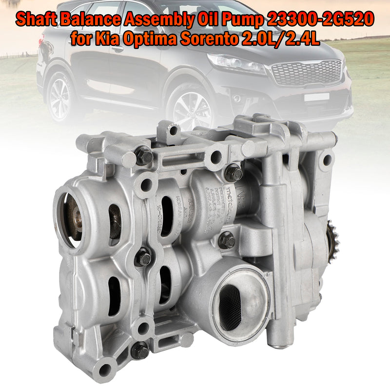 2010-2014 Kia Optima Sorento 2.0L/2.4L Shaft Balance Assembly Oil Pump 23300-2G520