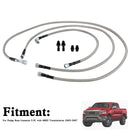 Trans Cooler Hoses Lines Kit 10AN SS For Dodge Ram Cummins 5.9L 48RE Transmission 03-07N SS