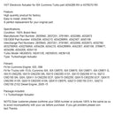 VGT Electronic Actuator for Cummins ISX Turbo part 4034289 RX or 6378270 RX