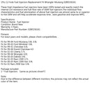 1Pcs 12-hole Fuel Injectors Replacement Fit Wrangler Mustang 0280156161 Generic