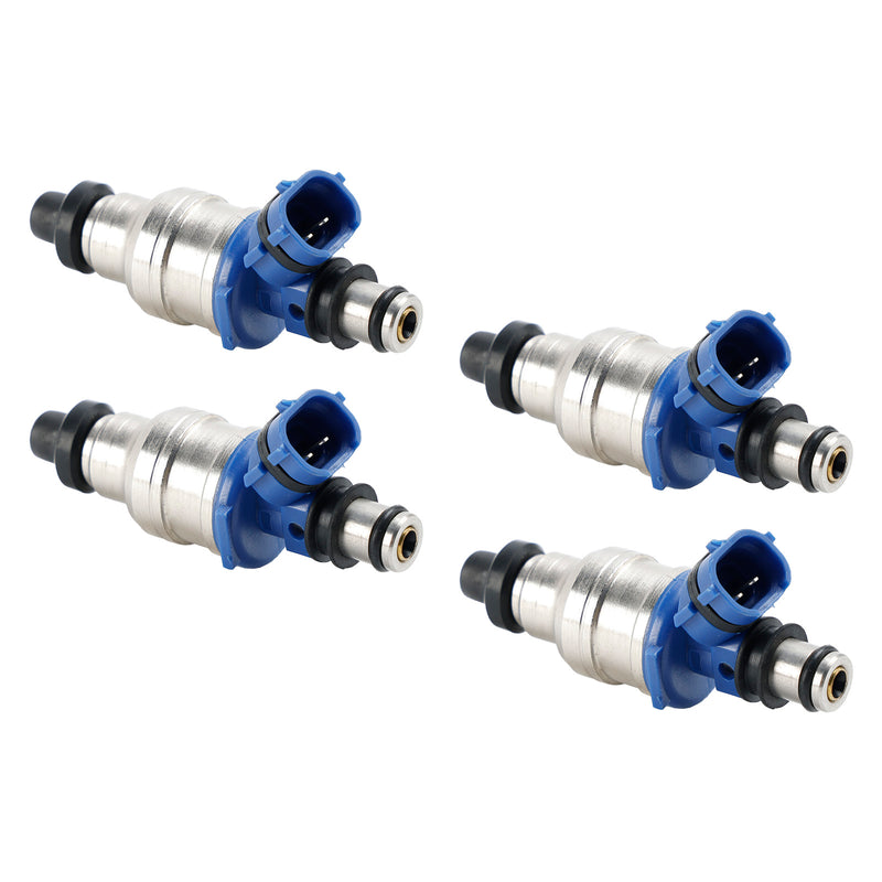 4pcs Fuel injectors fit for 1990-1993 Mazda Miata 1.6L 195500-1970 Generic