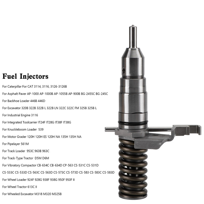 1PCS Fuel Injector 1278216 127-8216 fit Caterpillar 3116 3114 3126 3126B
