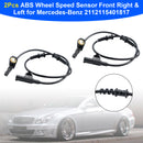 2Pcs ABS Wheel Speed Sensor Front Right & Left for Mercedes-Benz 2112115401817