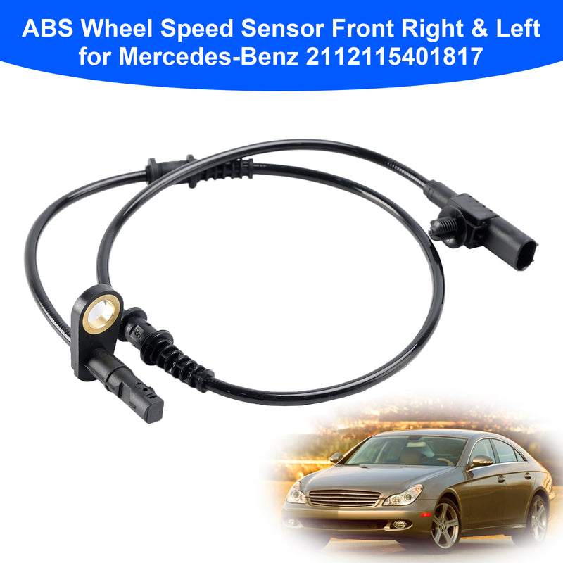 ABS Wheel Speed Sensor Front Right & Left for Mercedes-Benz 2112115401817