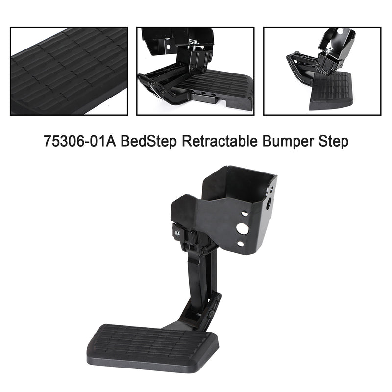 2009-2018 Ram 1500 75306-01A BedStep Retractable Bumper Step