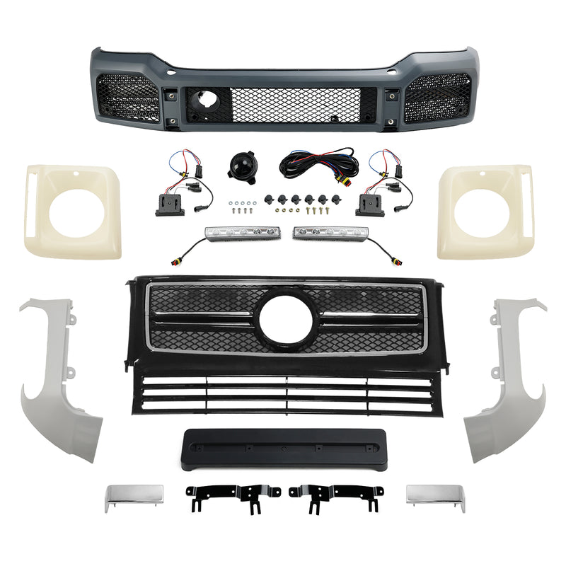 Mercedes W463 G550 G500 2002-18 Facelift G63 AMG Style Body Kit Bumper