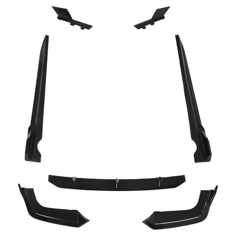 Body Kit Front & Rear Bumper Trims Fit BMW F95 X5M 2019-2023 Gloss Black