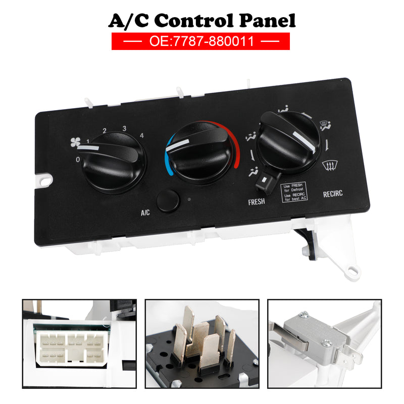 A/C Control Panel for Mack CH613 CV713 2001-2005 7787-880011 850-7450 11-1225 Generic